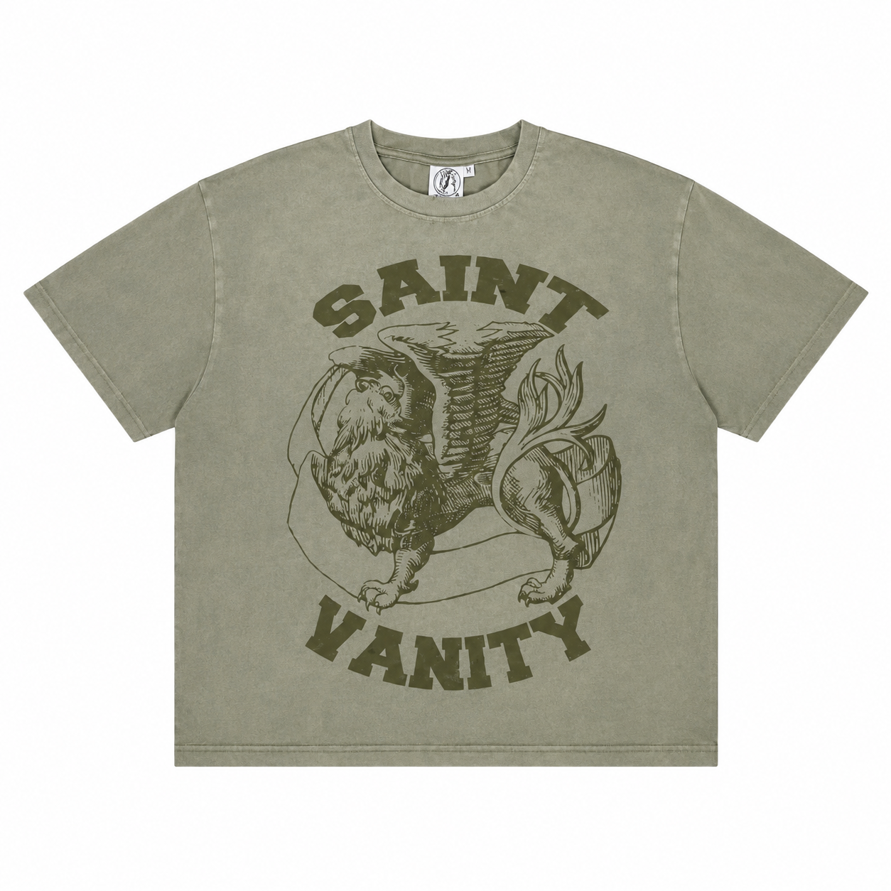 Saint Vanity Dissolve Griffin Tee Green