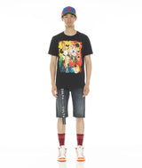 Cult of individuality Rocker Short Stretch belted in -Tidal