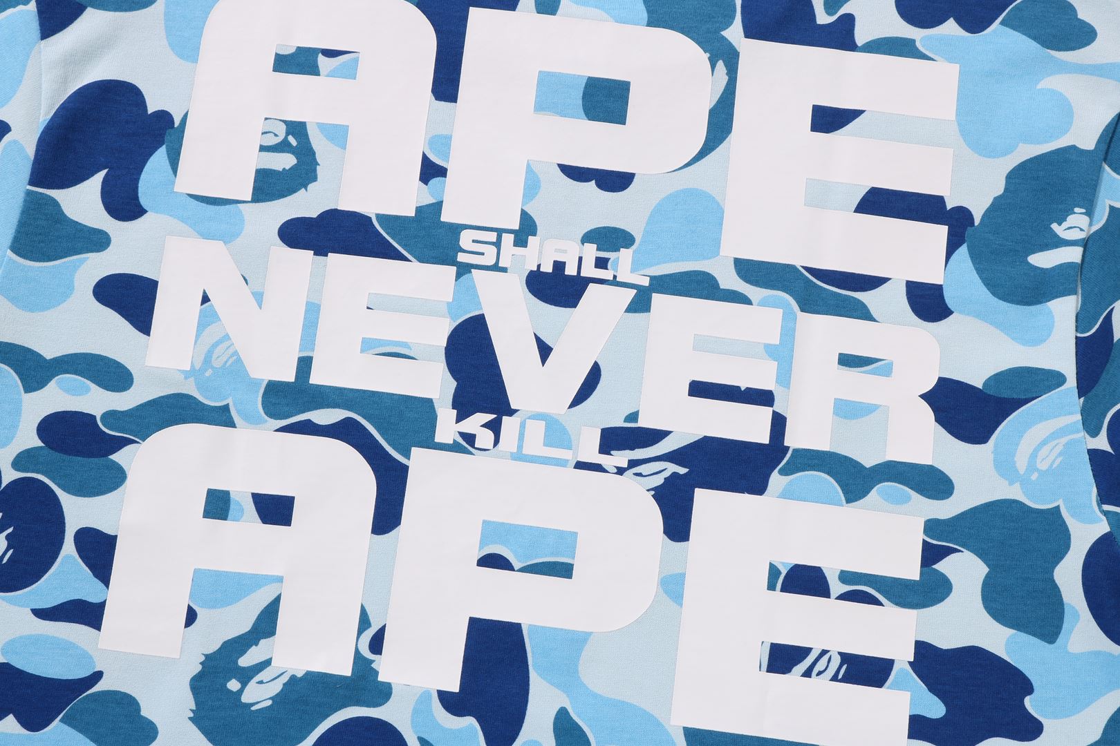 Bape Men’s ABC Camo Asnka Tee Blue