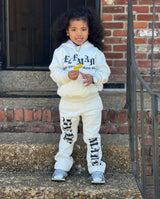 Focus kids light grey 'Self made stacked jogging set