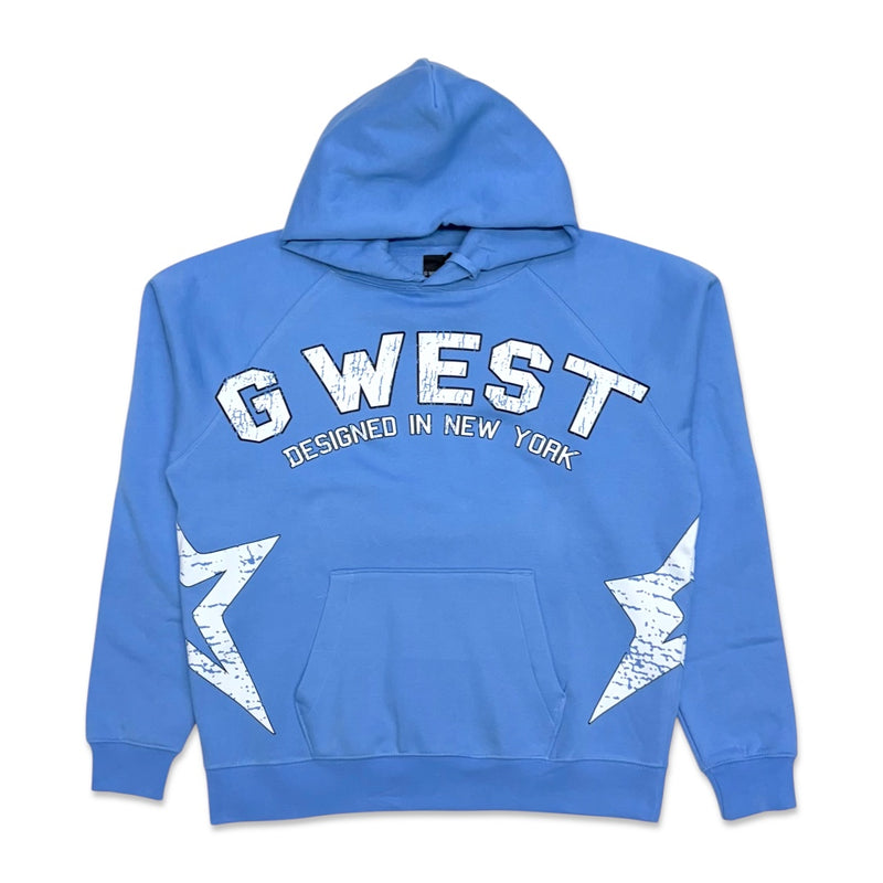 G West Arch logo hoodie Blue