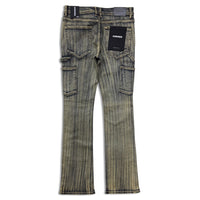 Kindred Men’s Rhinestone Stacked Jeans Mud Blue Wax