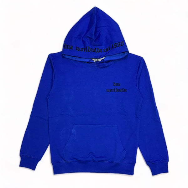 DNA premium (royal blue/black “world wide hoodie)