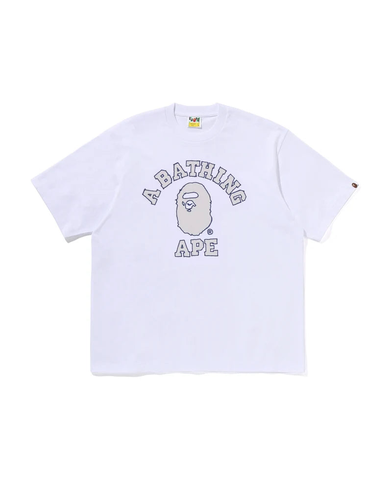Bape Hand Drawn Outline Collage tee White