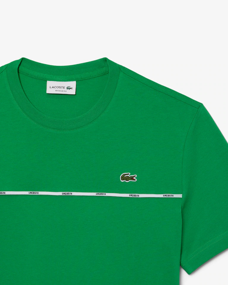Lacoste Men's logo trim short set Green