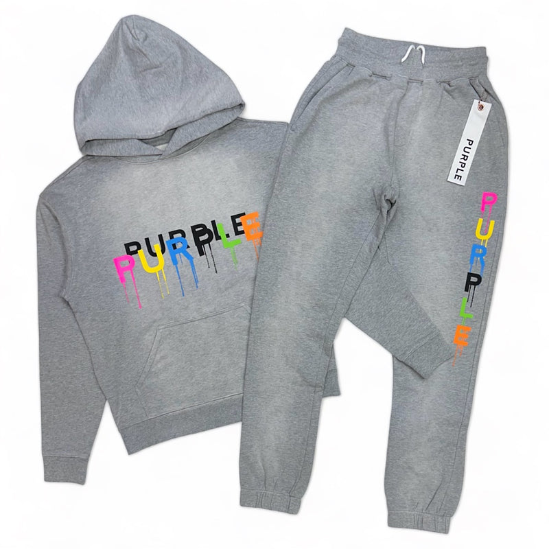 Purple brand (Heather French terry jogging set)
