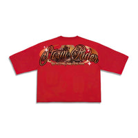 Roku Studio Strom Rider cropped tee Red