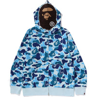 Bape Men’s Abc Camo 2nd Ape Full Zip Hoodie Blue