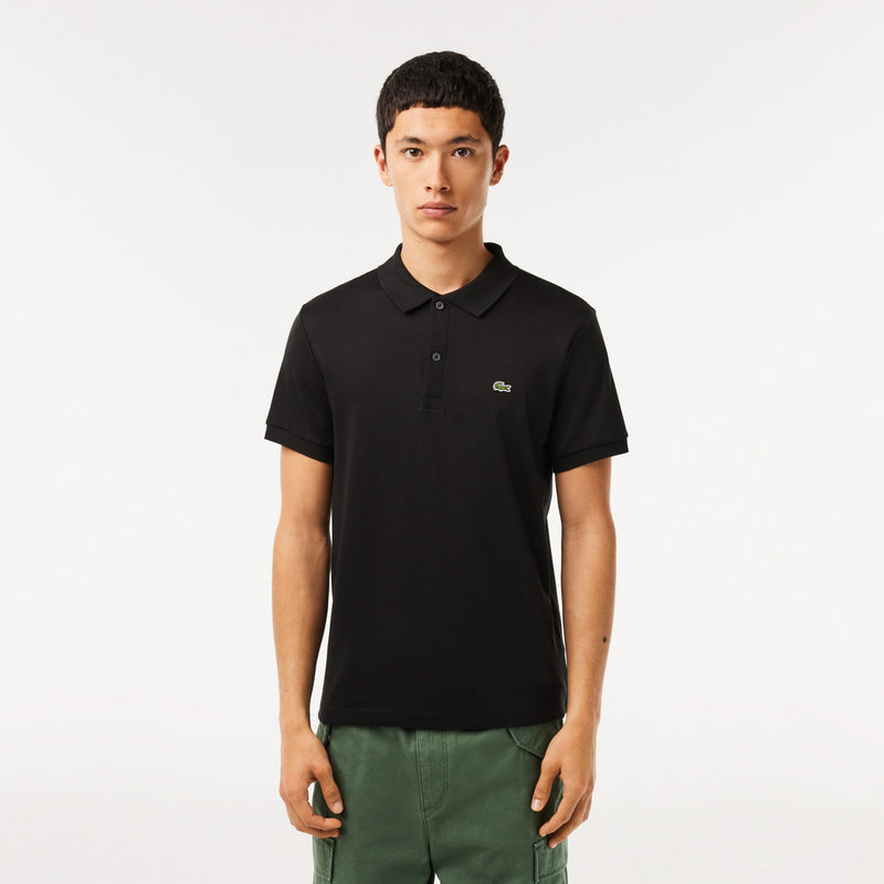 Lacoste (Men's black regular fit ultra soft cotton jersey polo) – Vip  Clothing Stores