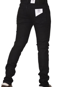 Dnm Story Men's Botton Rips jeans Black