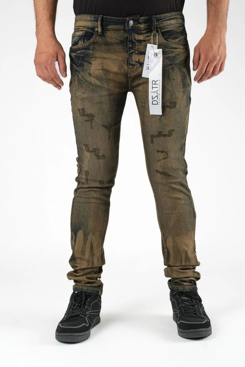 Premium Disaster Men's Super Stretch jeans Volcano blue