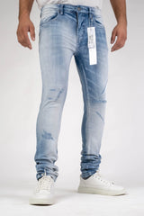 Premium Disaster Men's classic ultra stretch denim jean Blue