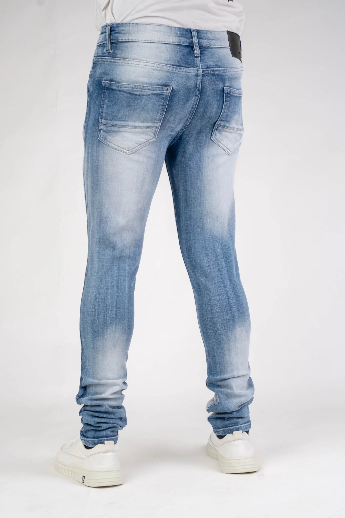 Premium Disaster Men's classic ultra stretch denim jean Blue