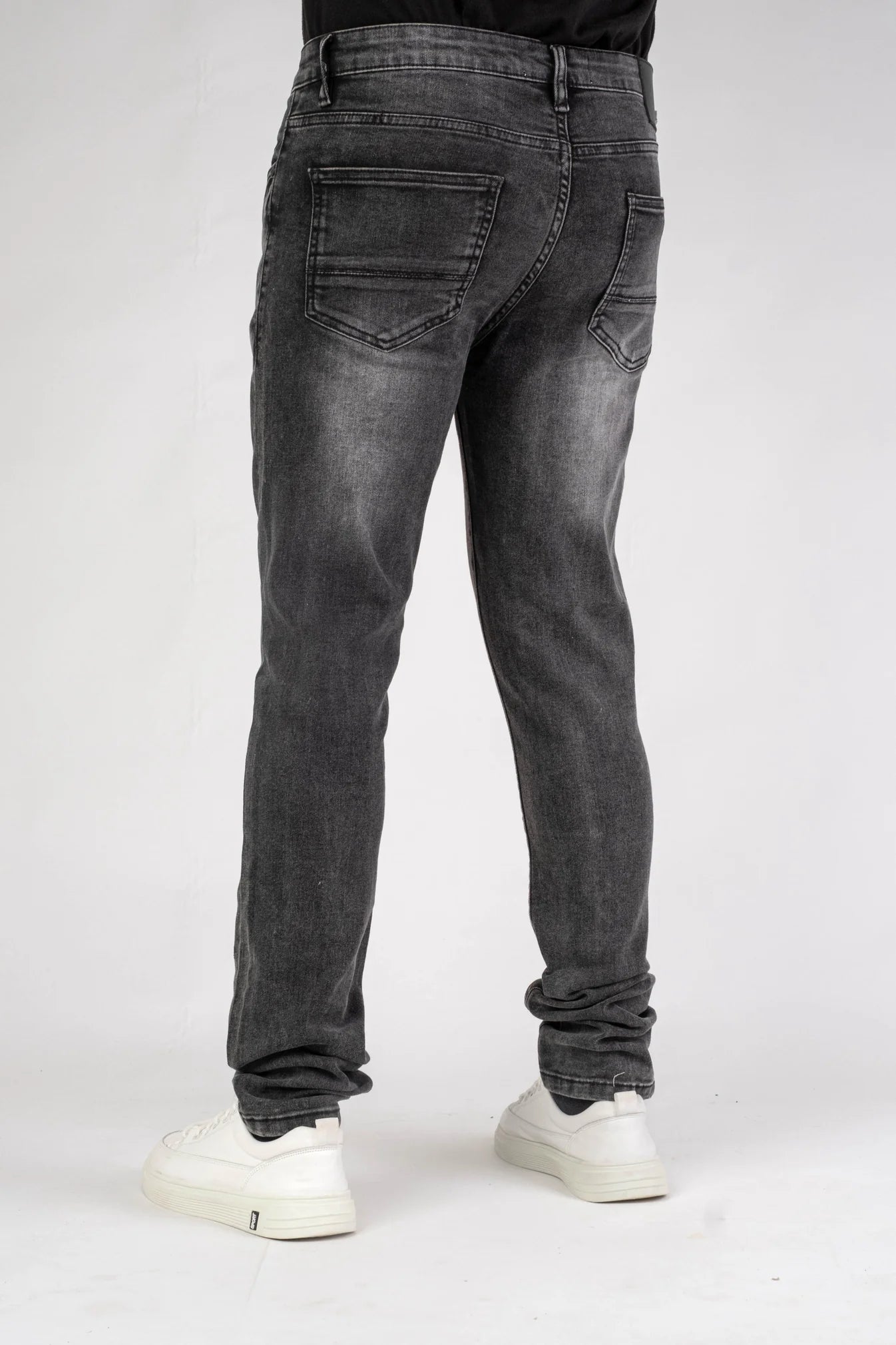 Premium Disaster Men's classic Ultra Stretch Denim jeans Black Cross