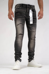 Premium Disaster Men's classic ultra stretch denim jean tint black