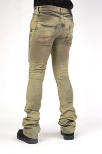 Premium Disaster Men's classic ultra stretch stacked denim jeans Vintage