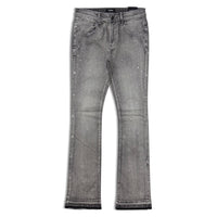 Kindred Men’s Rhinestone Stacked Jeans grey