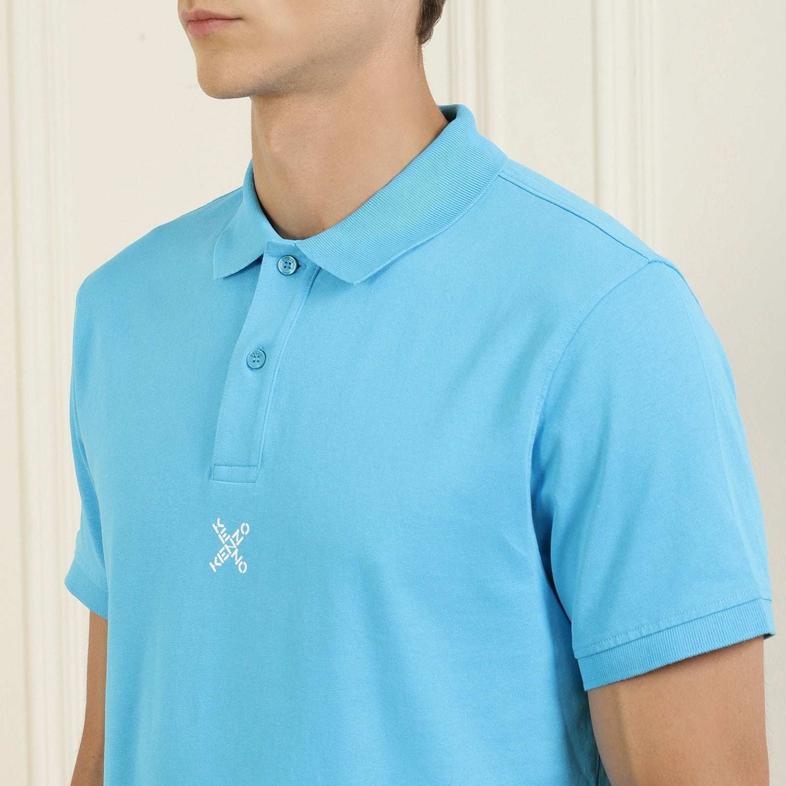 Kenzo Sport Regular Polo - Blue (01 P 216) | Men’s Polo Shirt