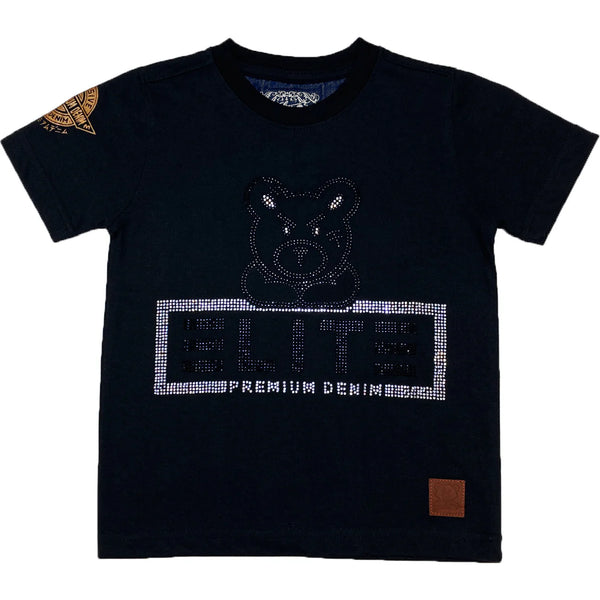 Elite denim (kids boy “black elite t-shirt)