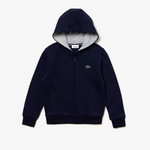 Lacoste (kids navy sport fleece hoodie)