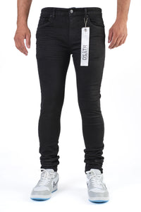 Premium disaster Men's classic ultra stretch jean - Jet black