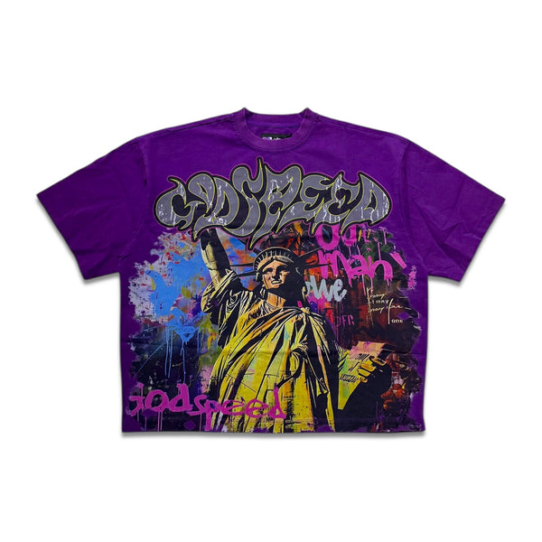Godspeed Vandal Tee Grape