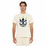 Cult of individuality Crew Neck Logo Tee in Winter White