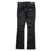 Kindred Men’s Rhinestone Stacked Jeans Coated Black