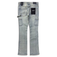 Kindred Men’s Rhinestone Denim Stacked Jeans Blue