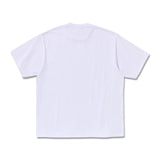 Bape Men's Sta Houndstooth College Relaxed Fit Tee White X Black