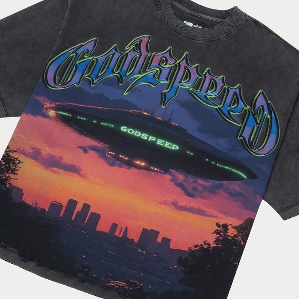 Godspeed U.A.P Tee Grey Wash
