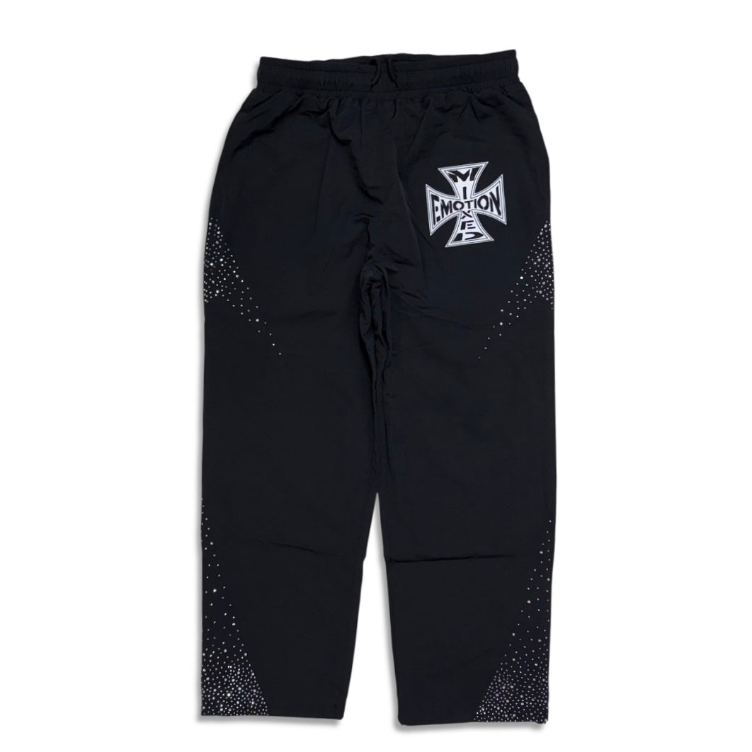 Mixed Emotion Nylon Classic Tracksuit Black
