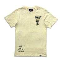 Denimicity Men’s Liberty Drowning Tee Beige