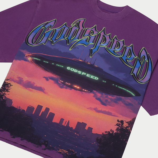 Godspeed U.A.P Tee Purple Wash
