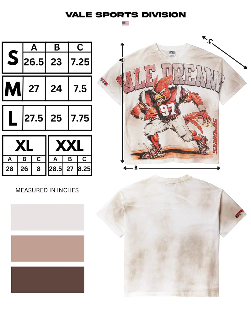 Vale Forever Falcon Bling Tee Cream