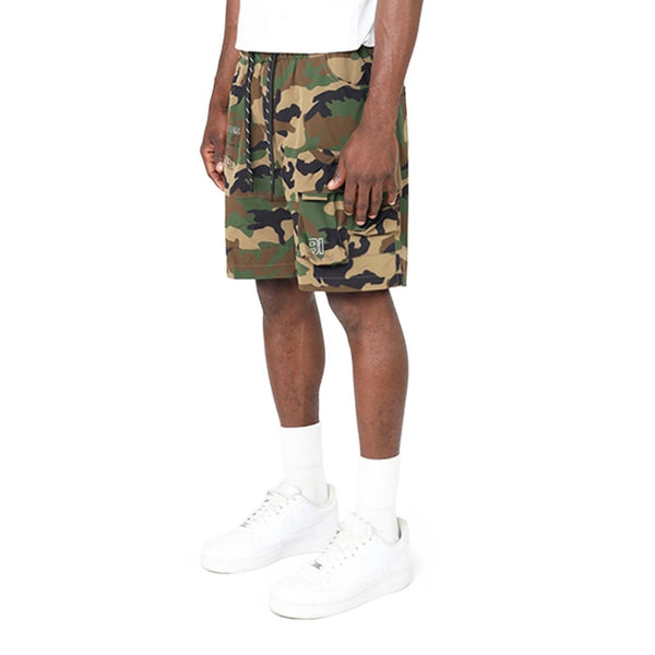 Smoke Rise Utility cargo short - wood camo