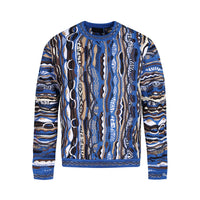 Coogi Australia Vegas Crewneck Sweater Blue Multi