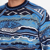 Coogi Australia Crewneck Sweater Robina Blues Multi