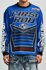 First Row Sparked By Adrenaline Sport Long Sleeve Jersey Royal Blue