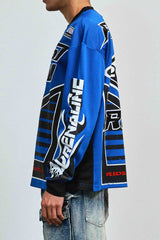 First Row Sparked By Adrenaline Sport Long Sleeve Jersey Royal Blue