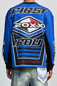 First Row Sparked By Adrenaline Sport Long Sleeve Jersey Royal Blue