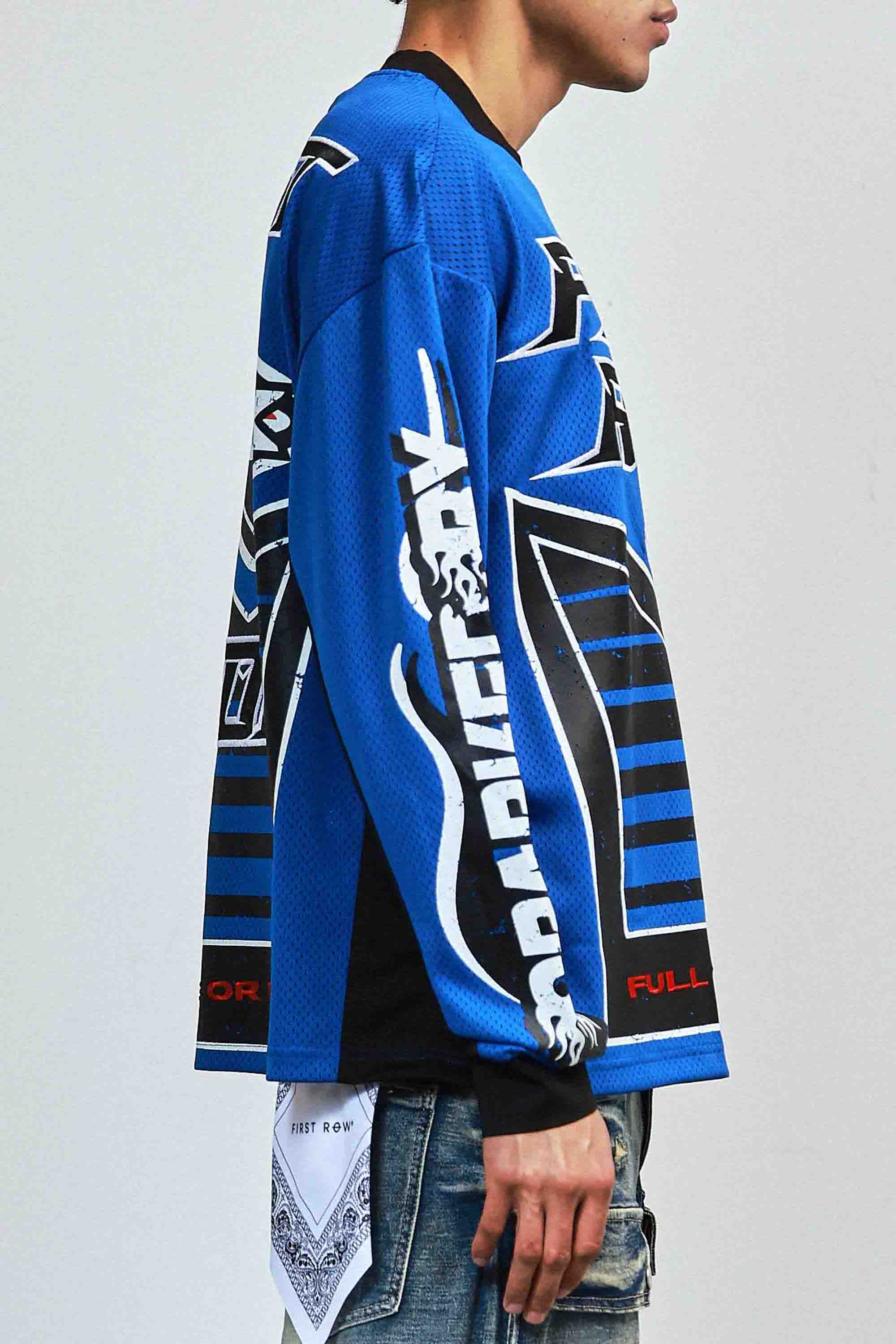 First Row Sparked By Adrenaline Sport Long Sleeve Jersey Royal Blue