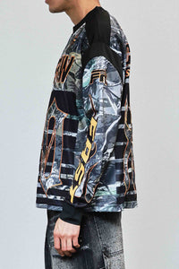 First Row Caution XX sport Long Sleeve Jersey Black