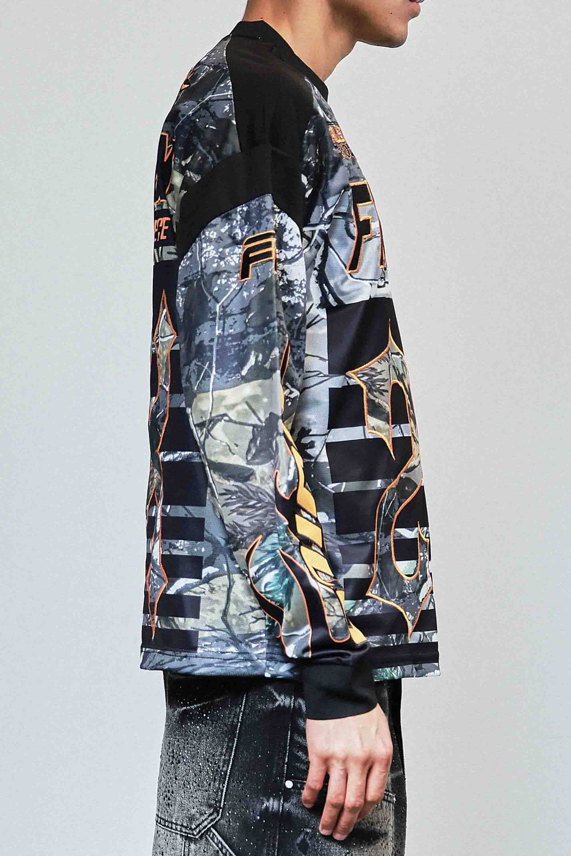 First Row Caution XX sport Long Sleeve Jersey Black