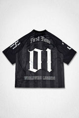 First Row Elite Field Short Sleeve Sports Jersey Black