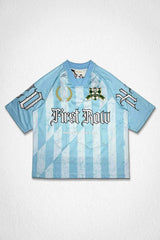 First Row Elite Field Short Sleeve Sports Jersey Sky Blue