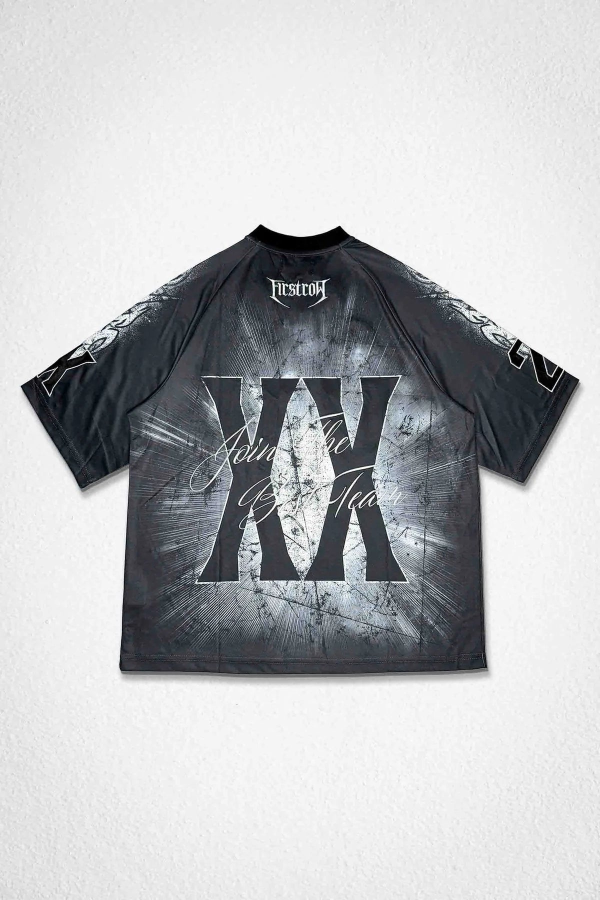 First Row Always Blessed Short Sleeve sports Jersey Black