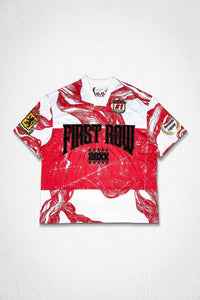First Row Chaos State Short Sleeve Sports Jersey Red
