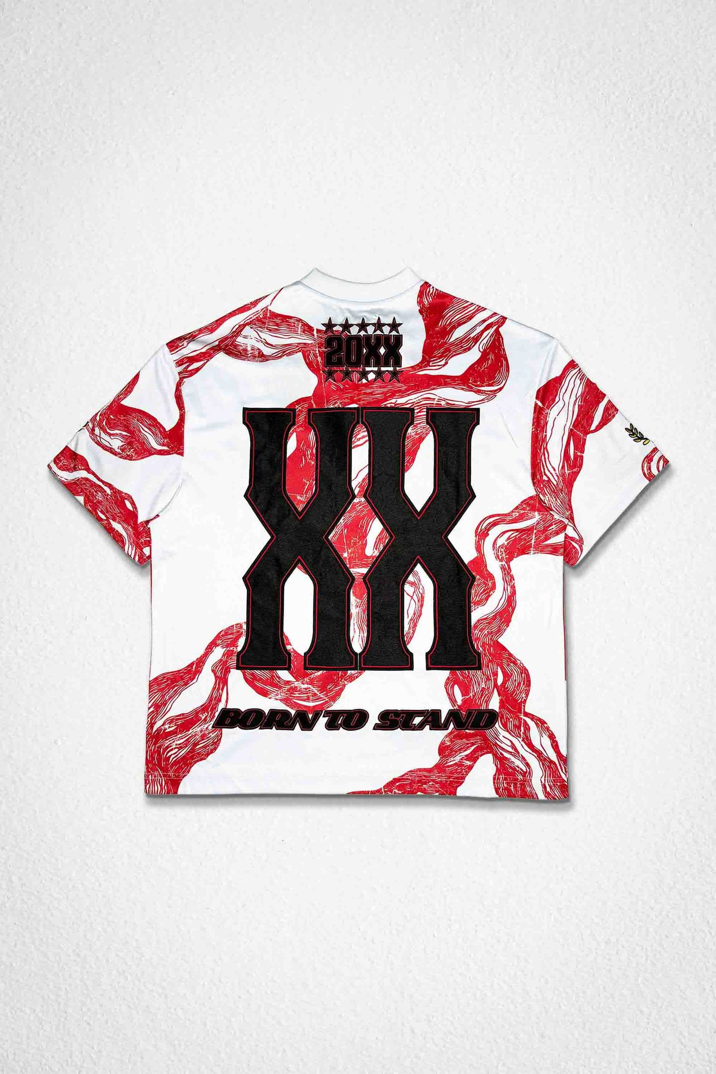 First Row Chaos State Short Sleeve Sports Jersey Red