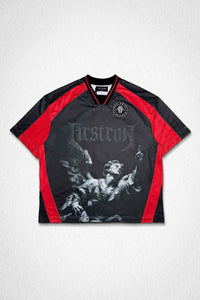 First Row Sacred Reach Shorts Sleeve Sports Jersey black